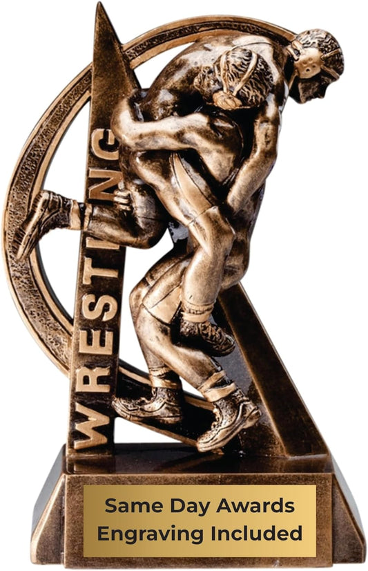 Sports Trophy – Ultra Action 6.5 Inch Engraved Resin Award – Personalized Recognition for Kids Youth Teams Schools Adult Leagues Coaches and Achievement Awards