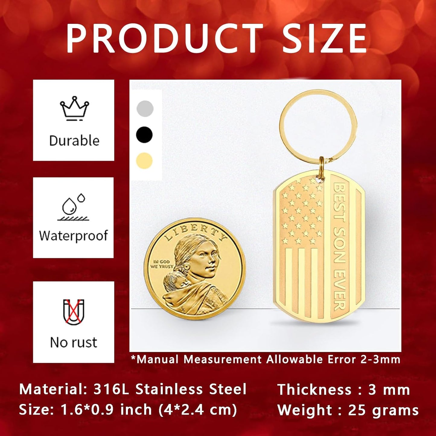 Football/Baseball/Soccer/Basketball Keychain for Men First Communion Baptism Confirmation Mens Gifts