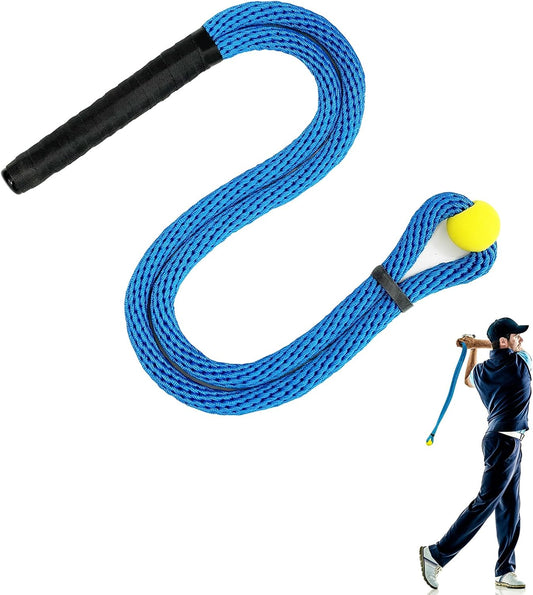 Golf Rope Swing Trainer, Professional Golf Swing Rope Training Aid to Improve Speed, Tempo, Rhythm, Flexibility and Strength, Golf Warm-Up Practice Equipment for Golfers of All Levels