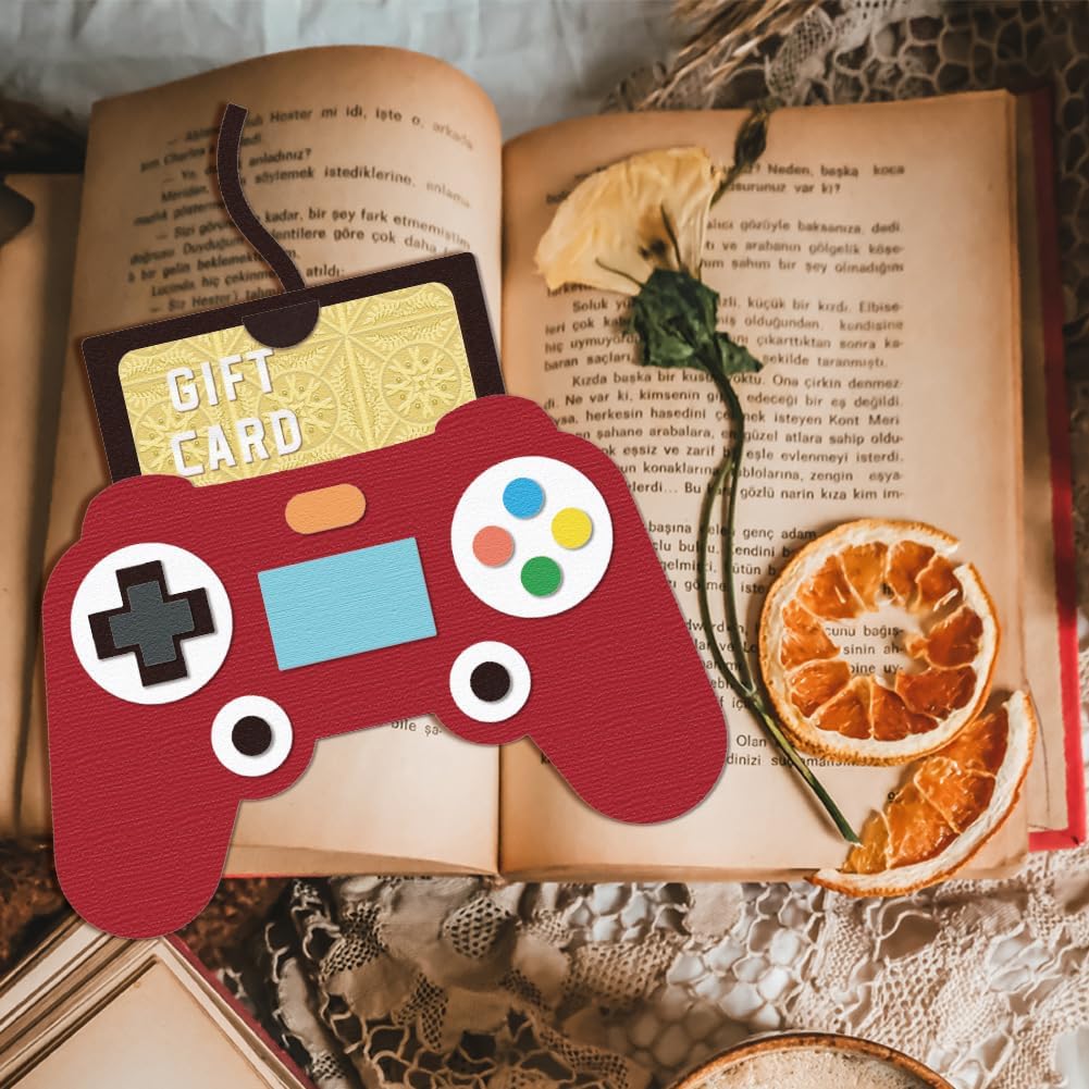 GLOBLELAND Game Console Gift Card Holder Cutting Dies for Card Making Game Machine Cut Die for DIY Scrapbooking Journal Embossing Paper Craft Decor