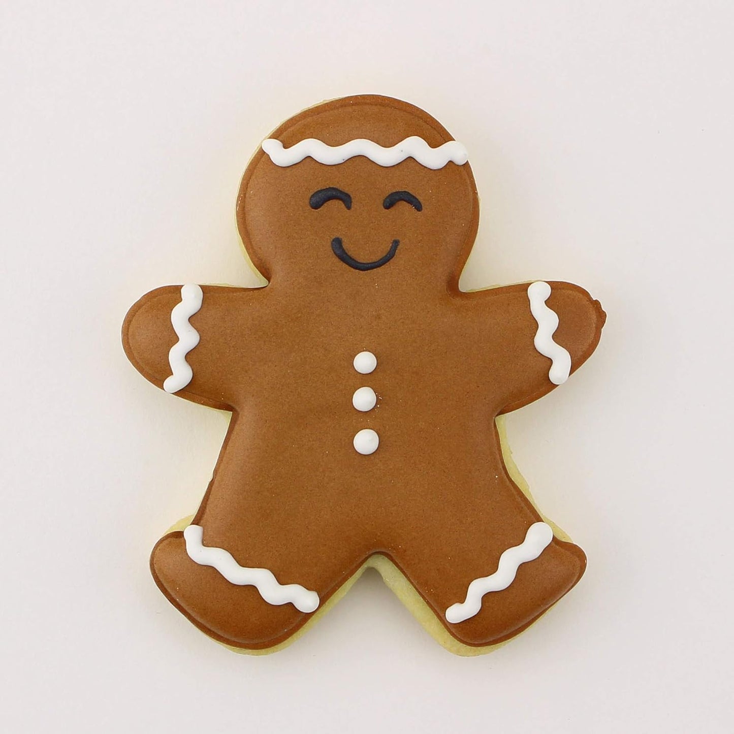 Happy Gingerbread Man Cookie Cutter, 3" by Ann Clark Cookie Cutters