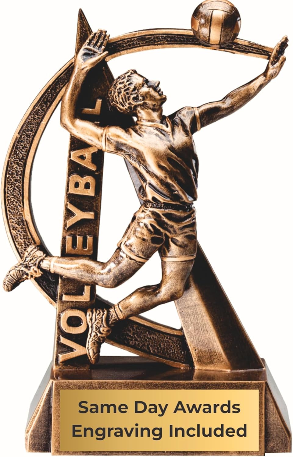 Sports Trophy – Ultra Action 6.5 Inch Engraved Resin Award – Personalized Recognition for Kids Youth Teams Schools Adult Leagues Coaches and Achievement Awards