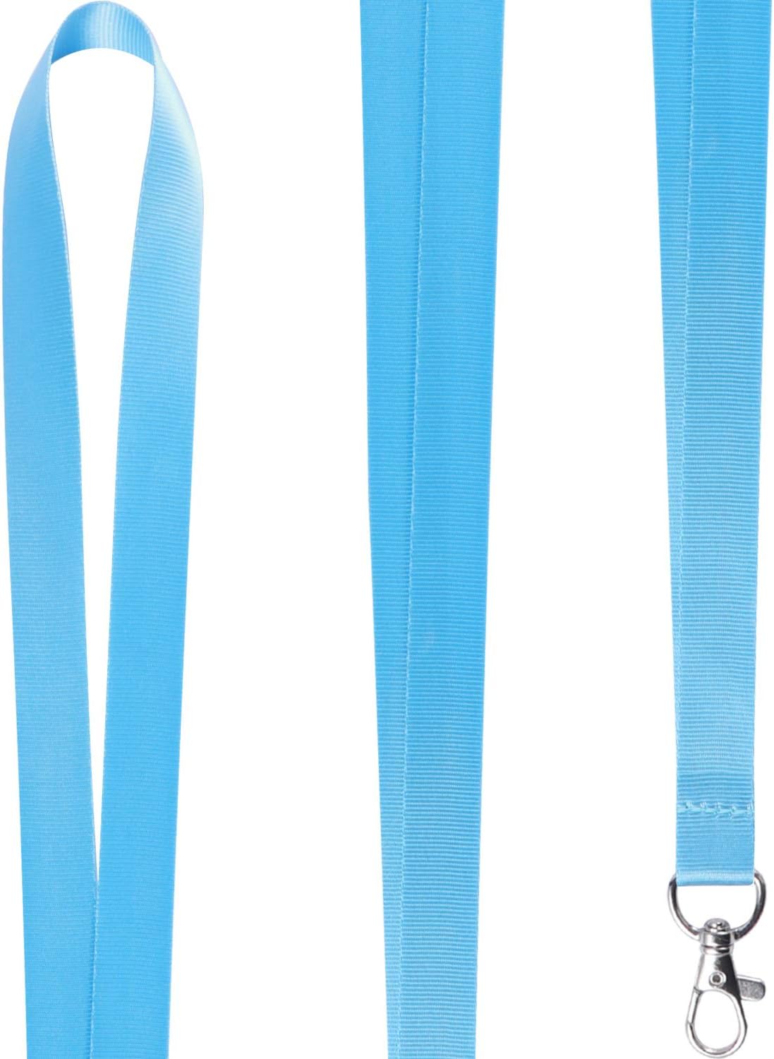 YOUOWO Lanyards 12 Pack Neck Office Lanyard 12 Colors White Blue Black Apple Green Red Pink