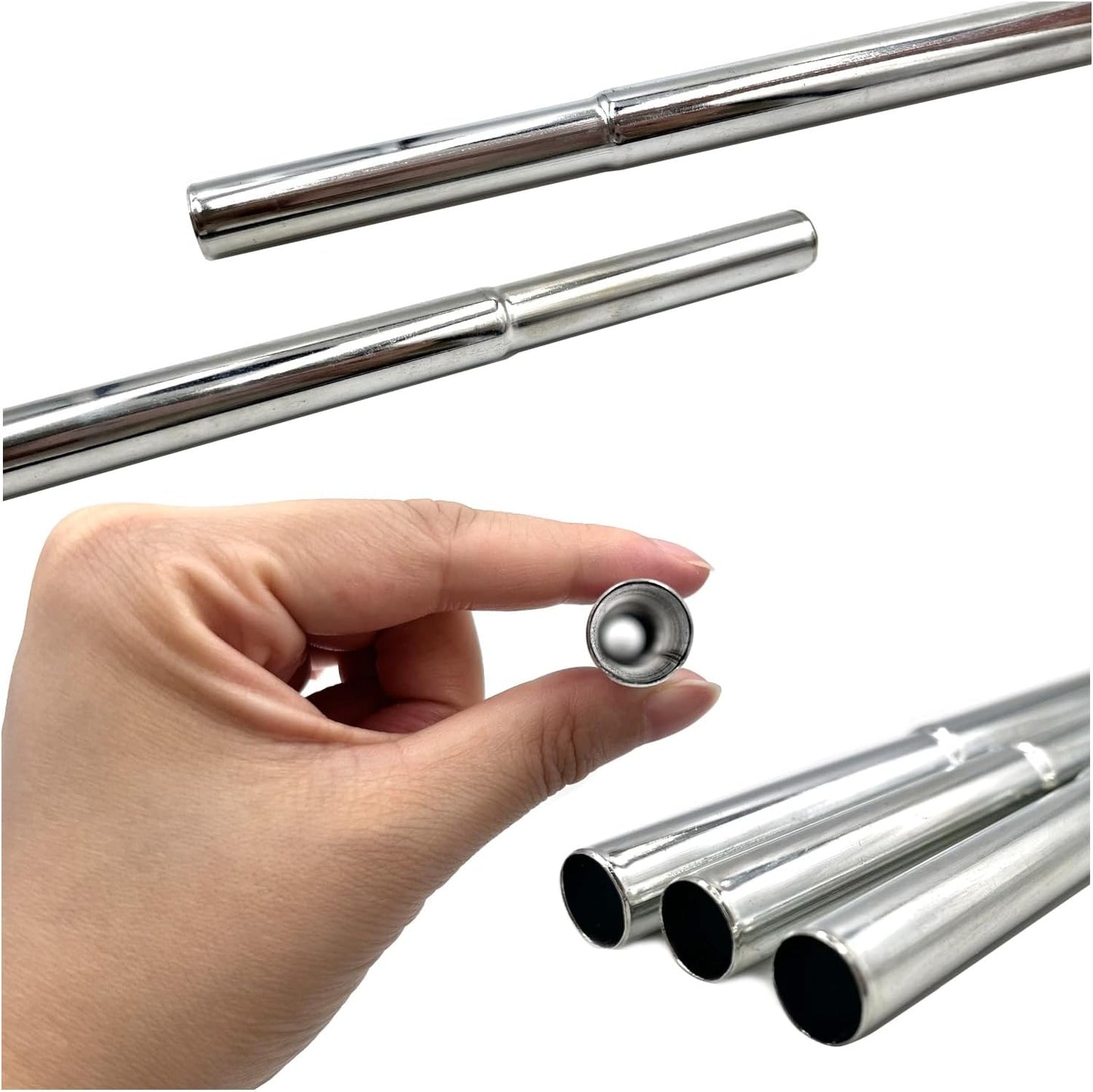 0.580" 0.600" Putter Golf Shaft Extension for Iron/Wooden Golf Club Repair and Replacement of Equipment Accessories 1PCS 2PCS 3PCS Silver