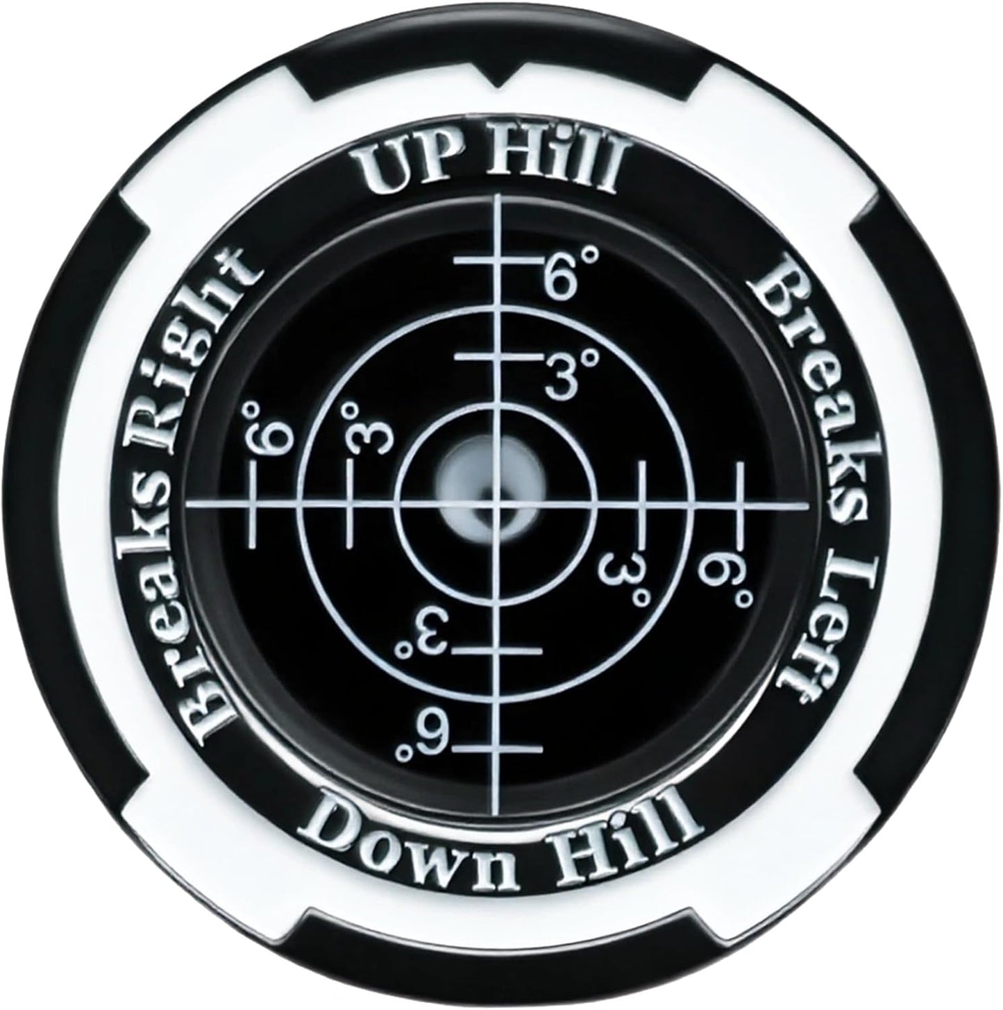 GreenNav Pro-High Precision Golf Green Reader & Golf Ball Marker with Horizontal Bubble Level, Essential Slope & Putt Line Reading Aid, Golf Accessories for Men Women