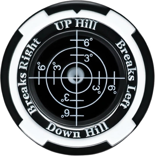 GreenNav Pro-High Precision Golf Green Reader & Golf Ball Marker with Horizontal Bubble Level, Essential Slope & Putt Line Reading Aid, Golf Accessories for Men Women