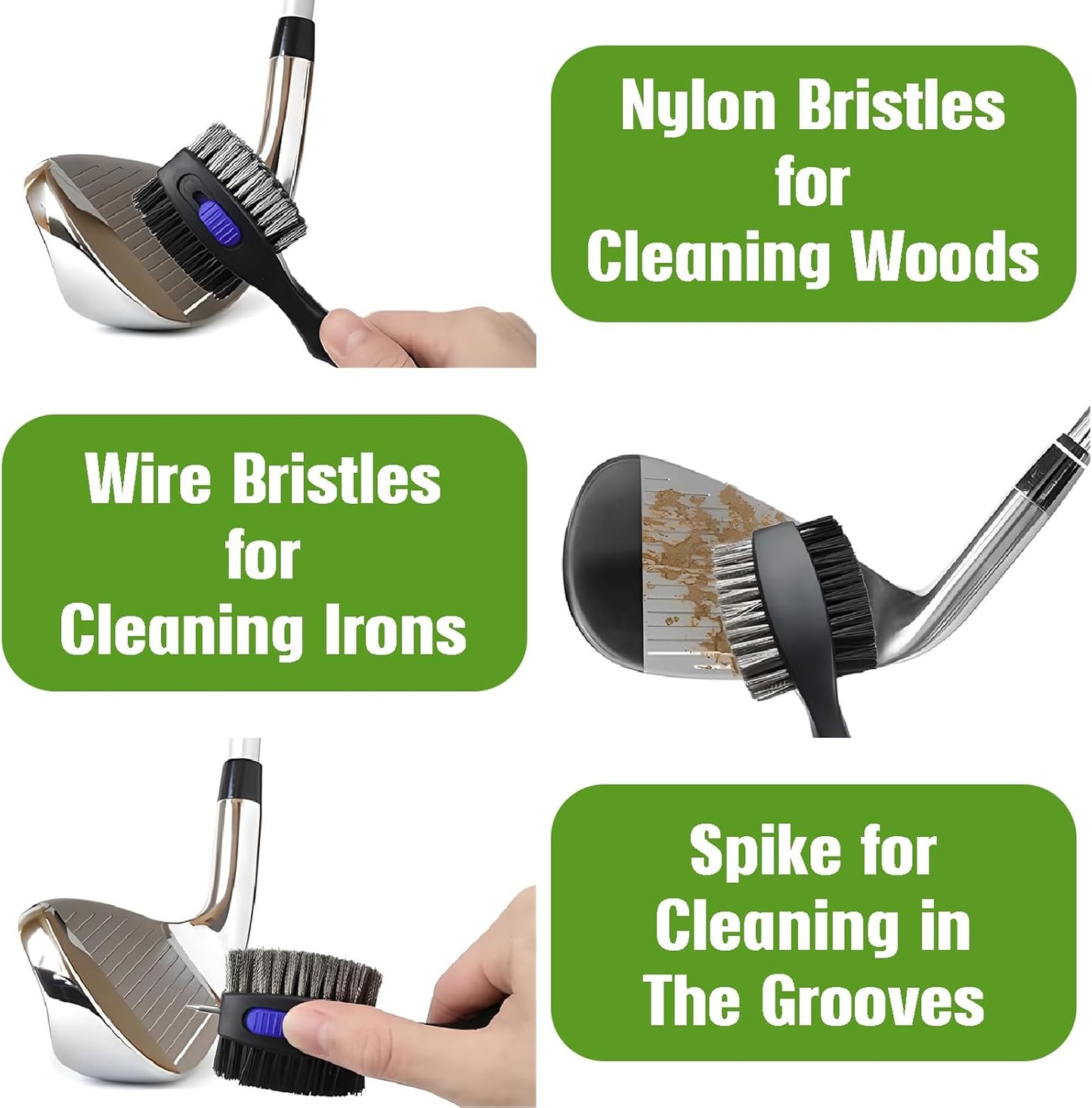 Bigfoot Golf Towel and Brush Set, Sasquatch Gifts for Men and Women Golf Towels Accessories for Golf Bag with Clip Funny Big Foot Club Cleaning Kit Golfers Dad Grandpa Husband Birthday Retirement Gift