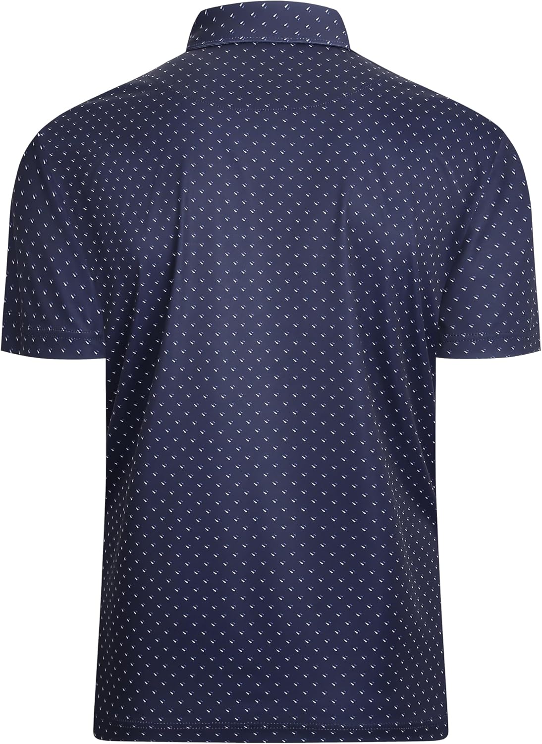 Alex Vando Mens Golf Shirt Moisture Wicking Classic Print Golf Shirts for Men