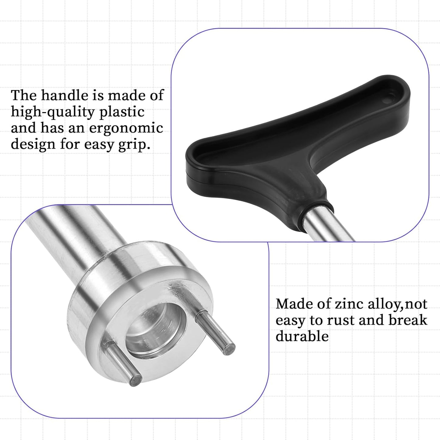 Golf Shoe Spikes Wrench, Stainless Steel Golf Shoes Spike Removal Tool Spike Shoes Adjustment Cleat Key Universal Spike Shoes Replacement Tool
