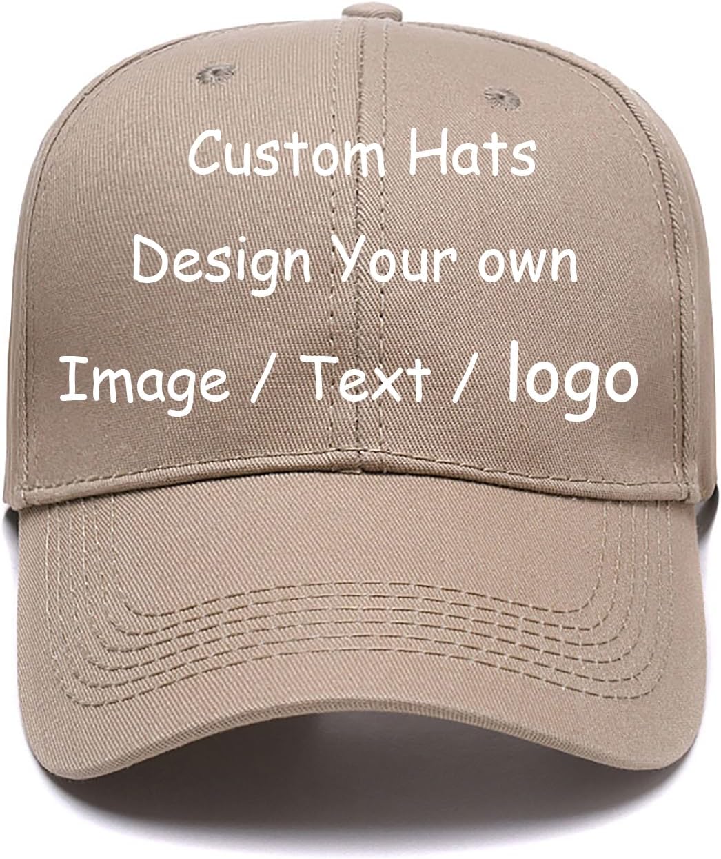 Custom Hats Design Your Own Logo Adjustable Baseball Caps for Running Workouts Personalized Dad Hats Fashion Sports Cap