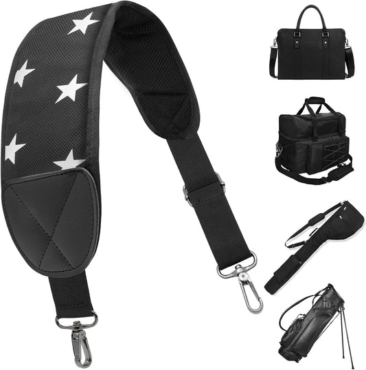 Golf Bag Strap Replacement Golf Bag Shoulder Strap Single Padded Shoulder Strap Adjustable Golf Bag Backpack Straps