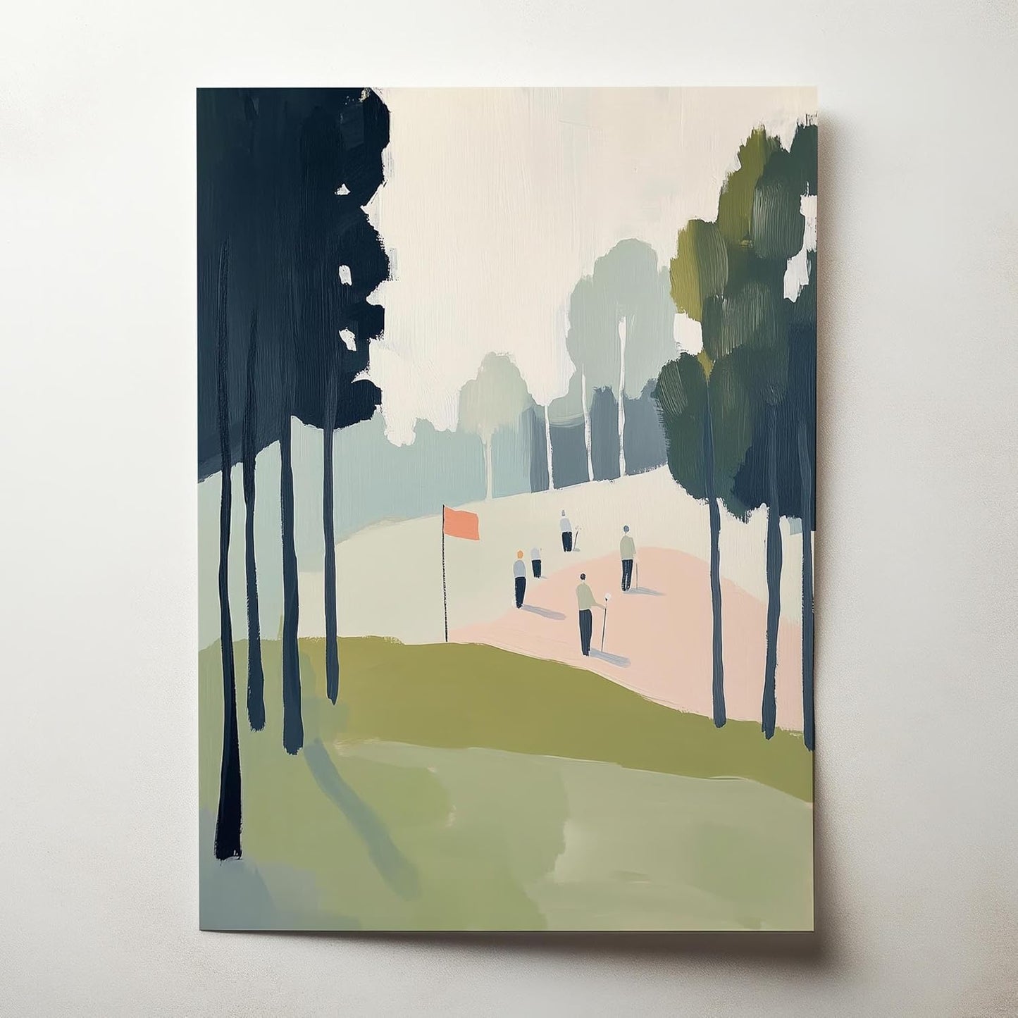 Golf Impressionist Art Print Posters - Premium Giclee Fine Art Prints - Sporty and Sophisticated Home Decor Posters, Golfer Art Prints for Home and Office Decor - Vintage Aesthetic, Ready to Frame