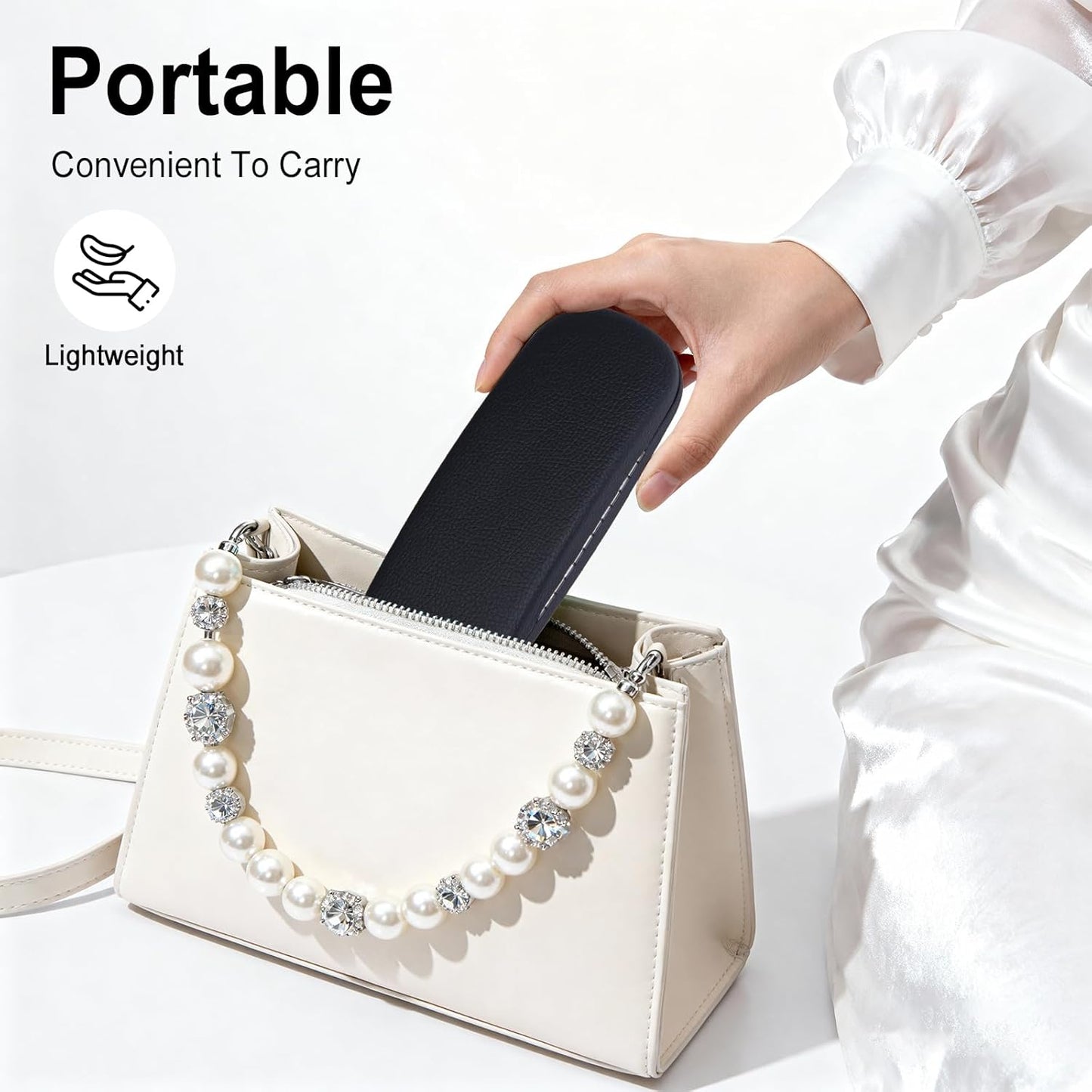 RayLove Glasses Case, Unisex Hard Shell Eyeglass Case, PU Leather Protective Hard Eye Glasses Cases with Eyewear Accessories