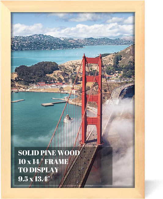 10x14 inch Wood Picture Frames for Wall Hanging,Diamond Painting Frames Rectangle Baby Scan Picture Frame for Family Walls Decoration,Anniversary,Wedding,Christmas,Halloween,Shower,Certificate