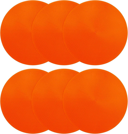 PATIKIL Spot Markers, Non-Slip Floor Dots Agility Markers Flat Field Cone Poly Dot
