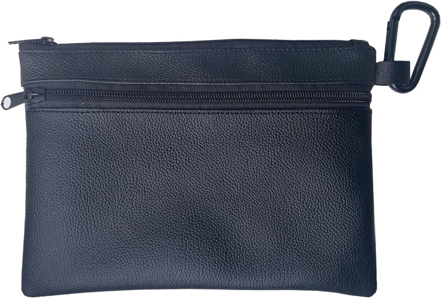 Golf Ball Pouch Tee Holder Belt Waist Bag Leather Golf Ball Bag Pouch Zippered Golf Pouch Golf Accessory Pouch