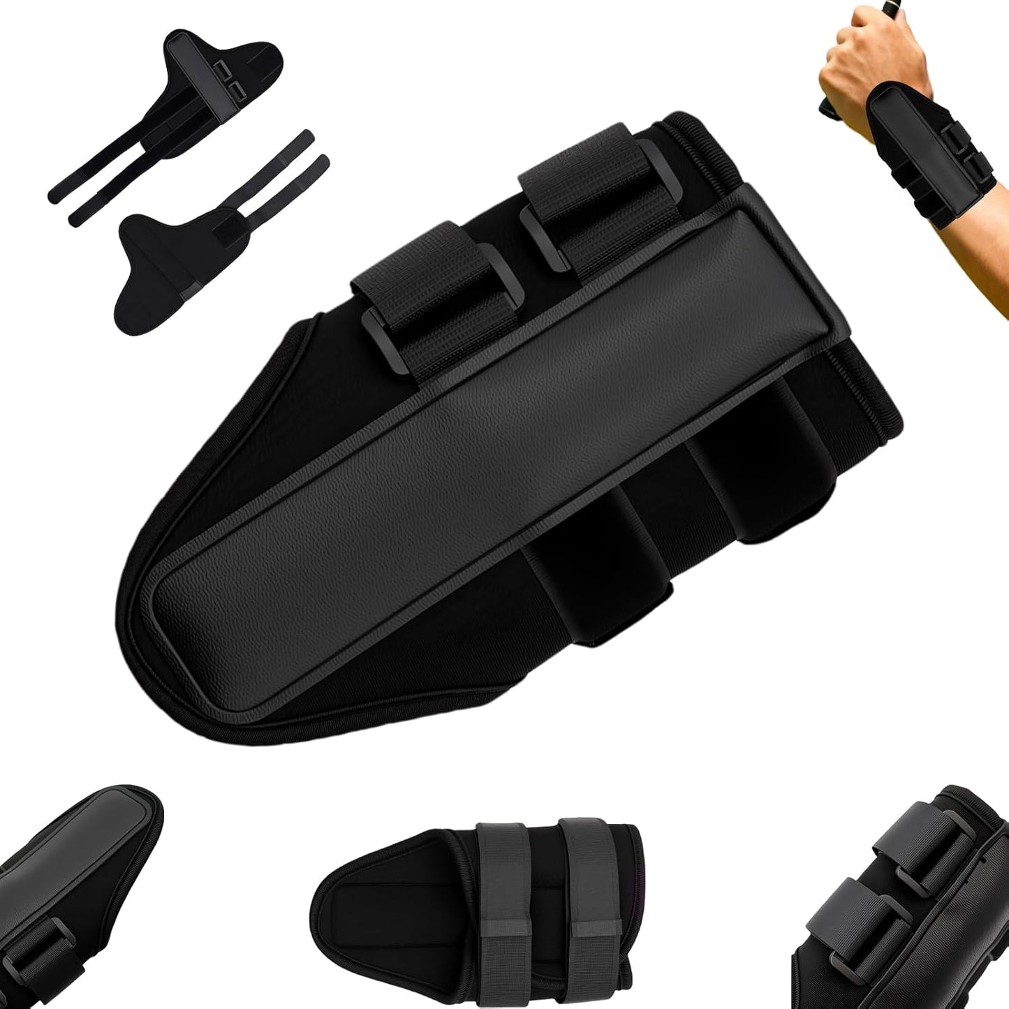 Flush Daddy Pro Golf Trainer – Golf Wrist Brace & Swing Alignment Support, Wrist Stabilizer & Grip Corrector for Beginners, Improve Wrist Position & Perfect Your Swing