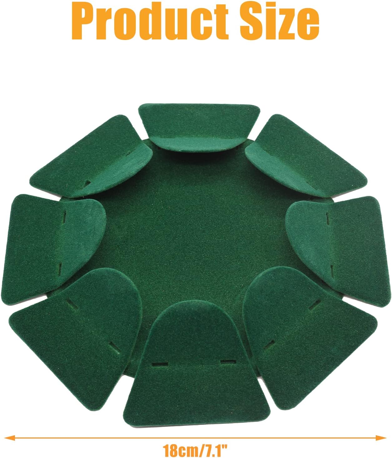 Green Golf Putting Cup, All-Direction Practice Hole, Flocked Surface for Indoor & Outdoor (3Pcs)