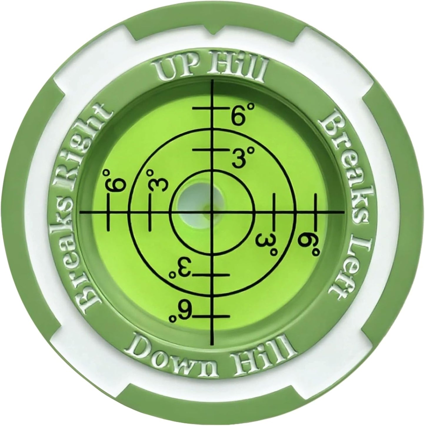 GreenNav Pro-High Precision Golf Green Reader & Golf Ball Marker with Horizontal Bubble Level, Essential Slope & Putt Line Reading Aid, Golf Accessories for Men Women