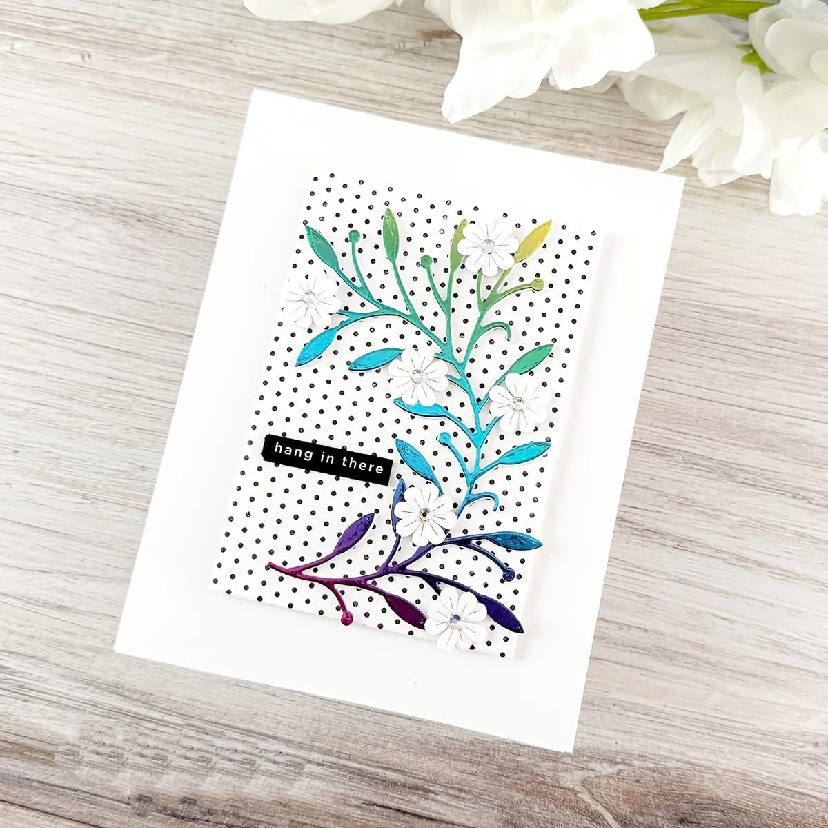 Flowers Metal Cutting Die for Scrapbooking - Cut Stencils for DIY Scrapbook Photo Album Decorative Paper Card, Card Making Supplies, Stencils & Crafting Die Cut (Narcissus 4.3 x 3 in)