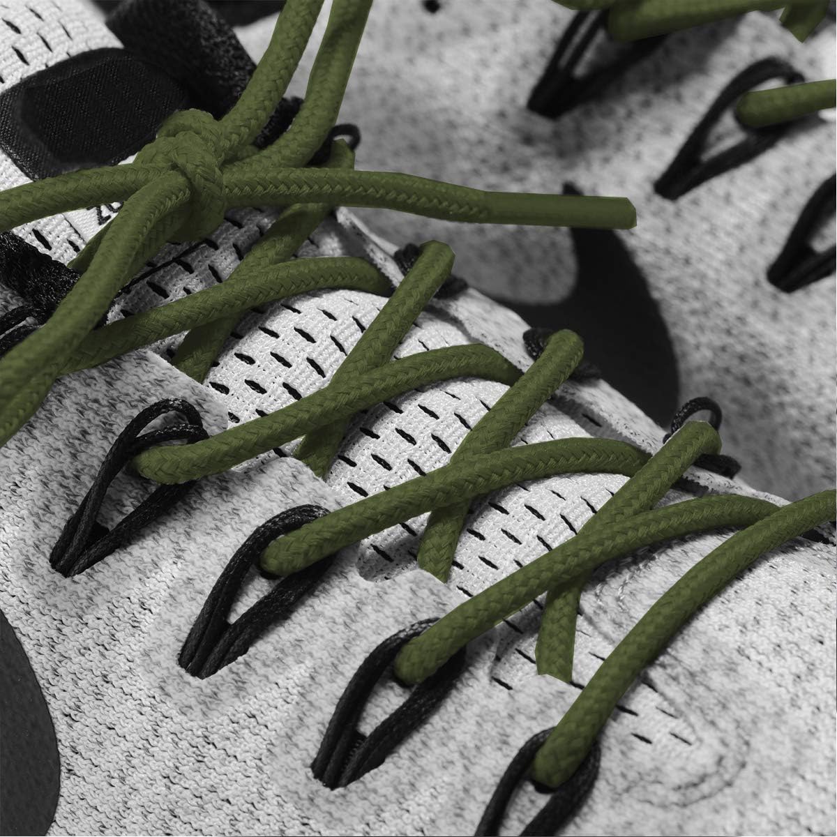 2 Pair Shoelaces Round Athletic Shoes Lace for Boot Laces Shoelaces and Multiple Shoe Types Replacements