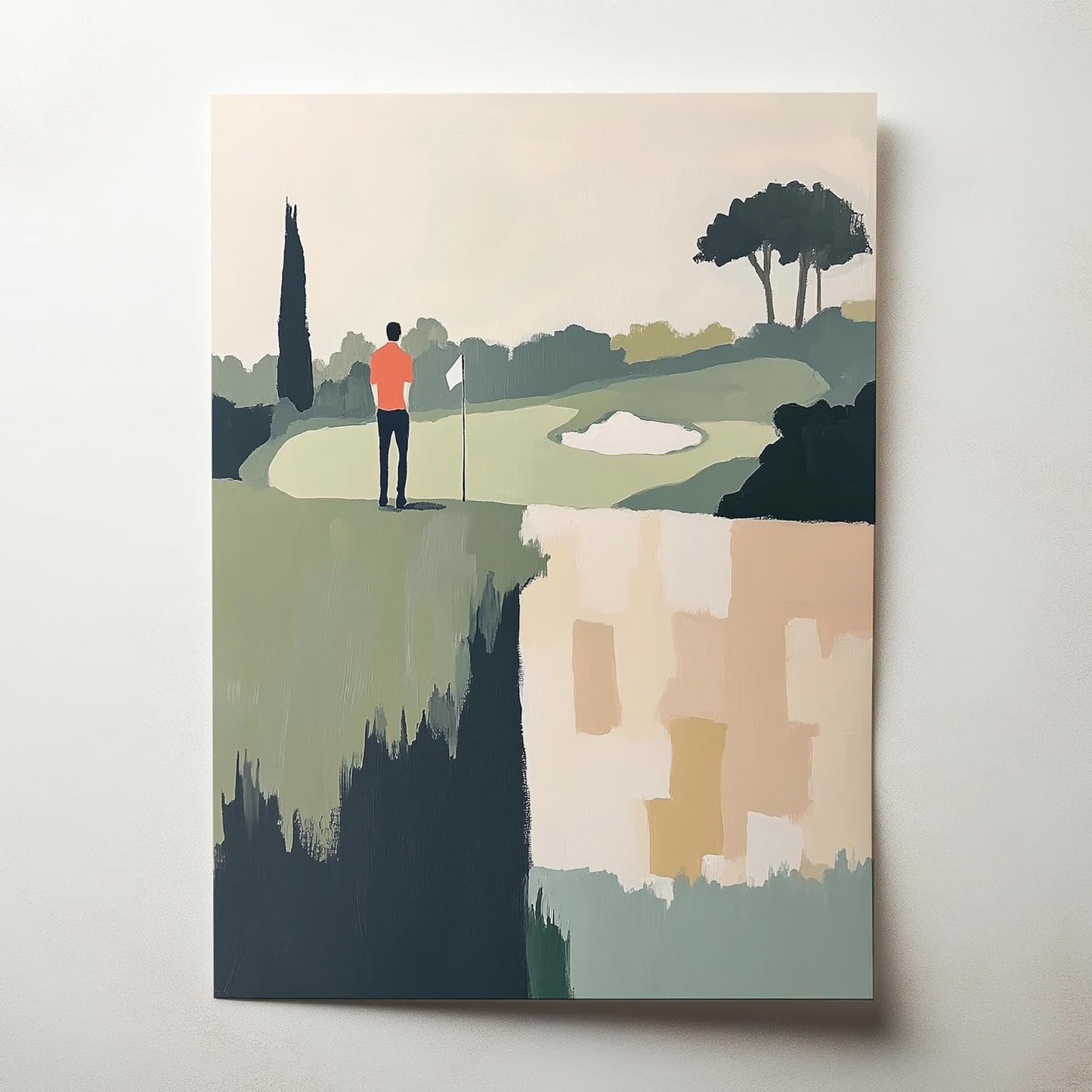 Golf Impressionist Art Print Posters - Premium Giclee Fine Art Prints - Sporty and Sophisticated Home Decor Posters, Golfer Art Prints for Home and Office Decor - Vintage Aesthetic, Ready to Frame