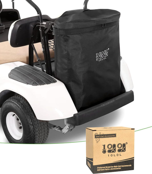 10L0L Golf Cart Cargo Bag for 2 Passenger Golf Carts, Storage Grocery Shopping Bag for EZGO TXT/RXV, Club Car DS/Precedent, Yamaha Golf Cart
