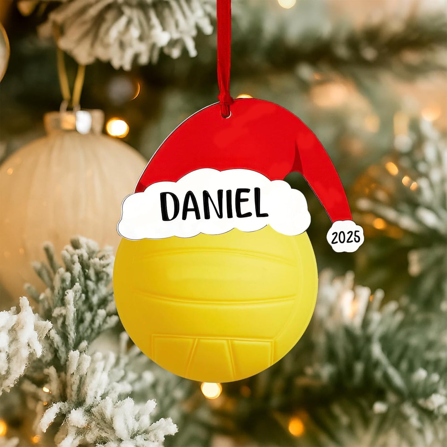 Personalized Spikeball Christmas Ornament 2025, Custom Spikeball Ornaments with Name, Team Ornament, Custom Coach Gifts, Christmas Tree Decorations, Gifts for Sports Lovers Boys, Xmas Gift 2025