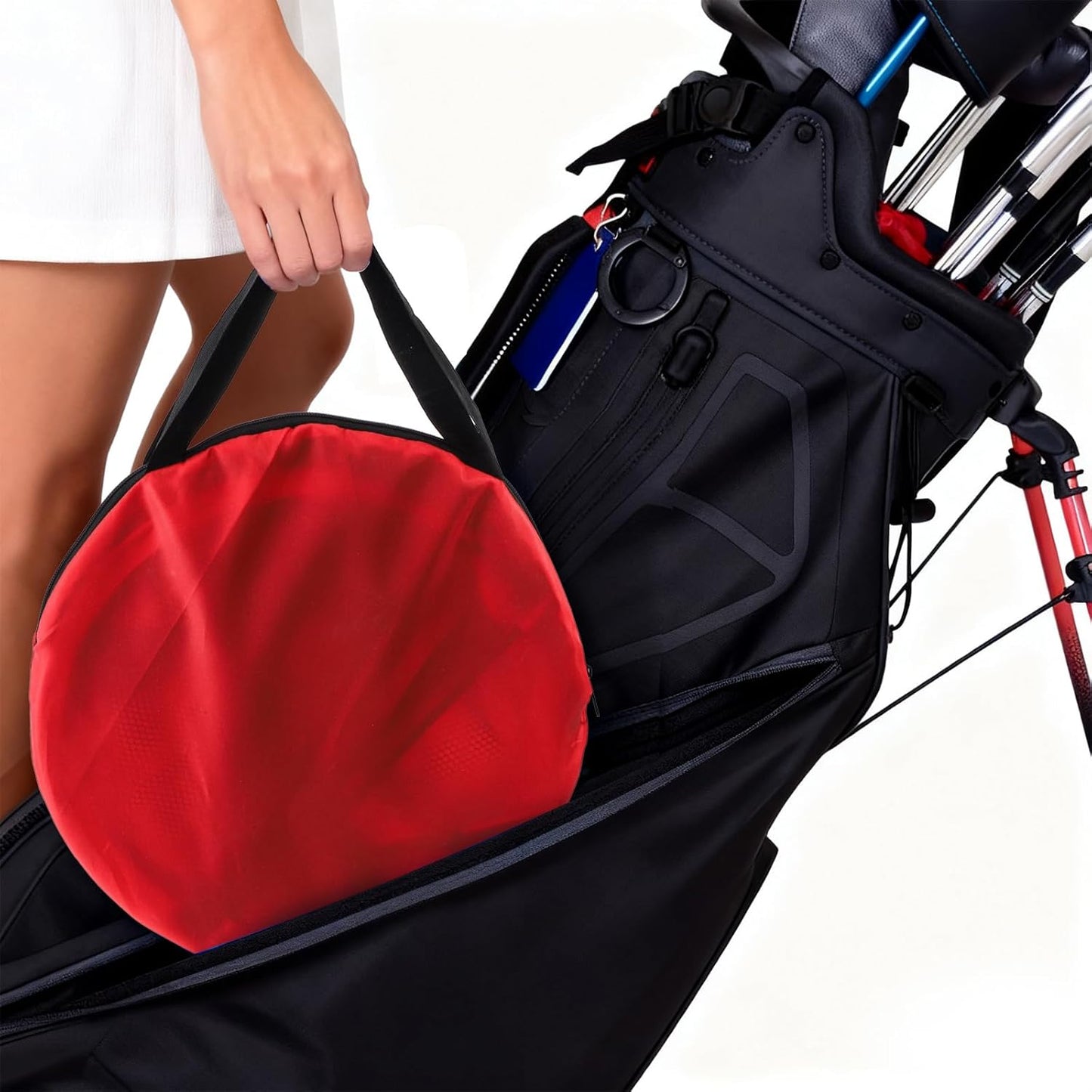 Jucoan 3 Pack Golf Chipping Net, 3 Sizes Pop Up Golf Target Practice Net for Indoor and Outdoor Use, Great Gifts for Men, Husband, Kid, Golfers