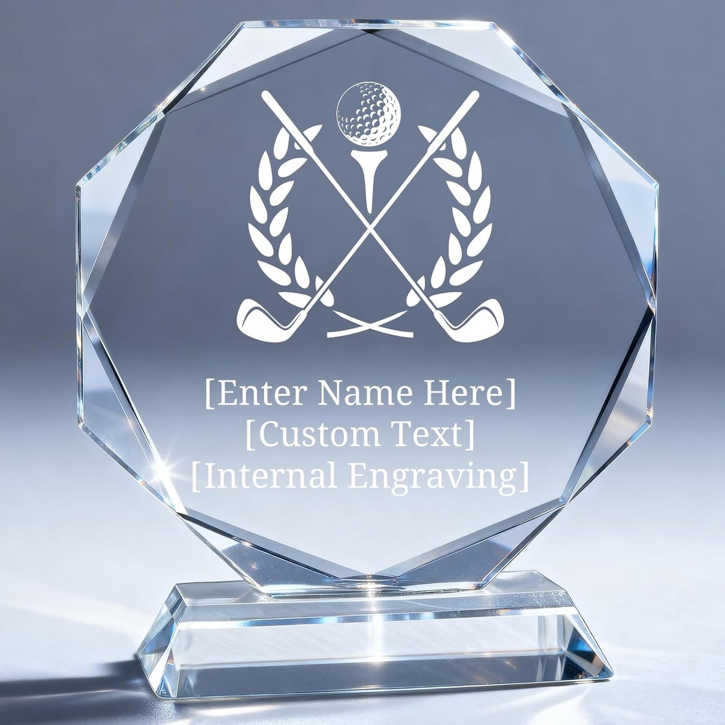 Custom Crystal Awards and Trophies – Personalized Engraved Glass Plaques for Employee Recognition, Appreciation, Farewell, Retirement, Coworker Gifts, Sports Achievements