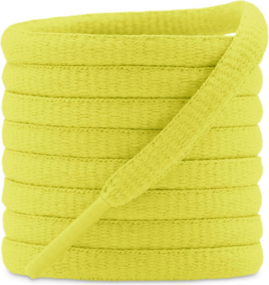 DELELE 2Pair Oval Shoes laces 42 Colors Half Round 1/4" Athletic ShoeLaces for Sport/Running Shoes Shoe Strings