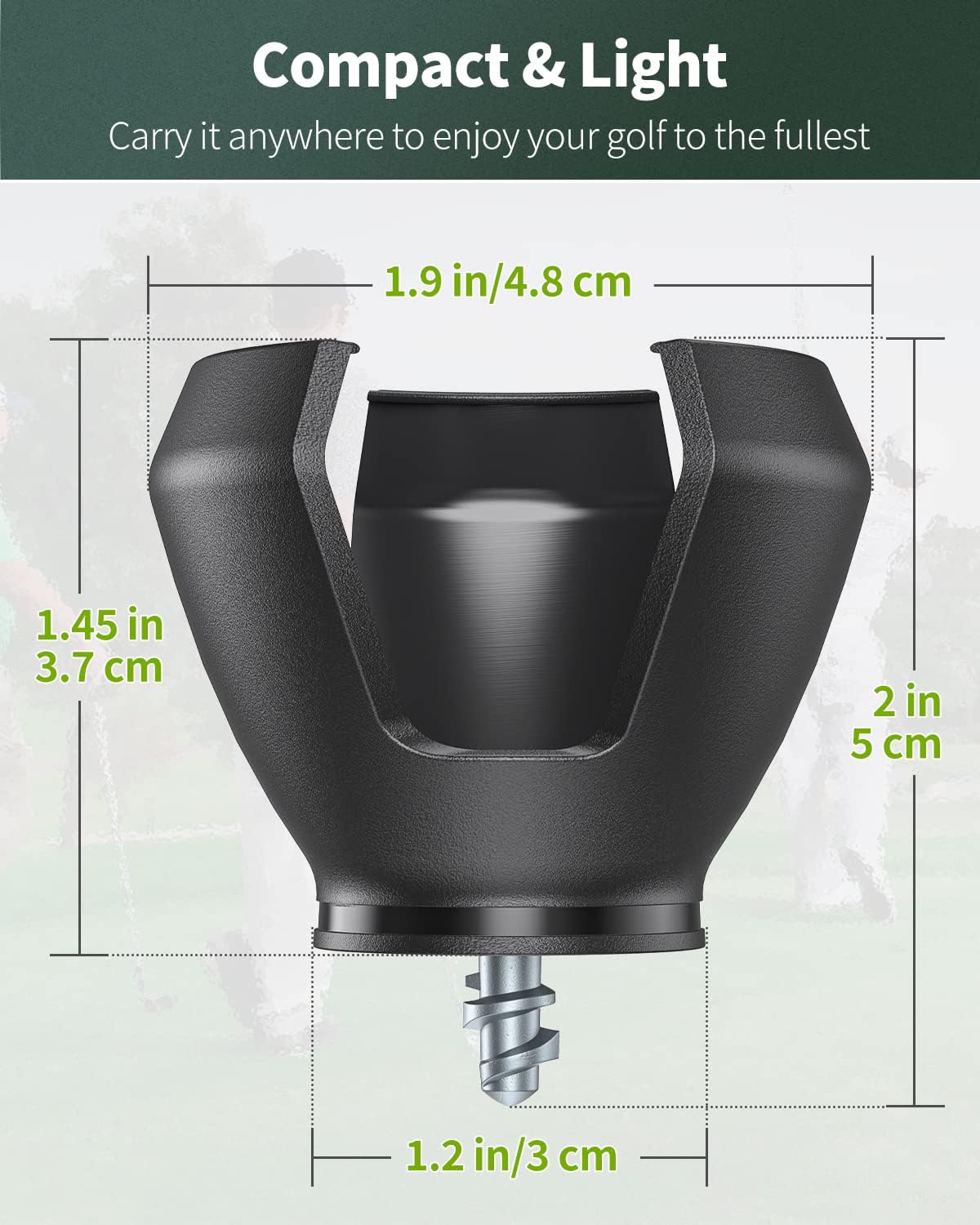 GreenHaven Golf Ball Retriever Grabber for Putters Golf Pick-up Portable Grip Sucker Tool Back Saver for Golfers，3-4 Pack