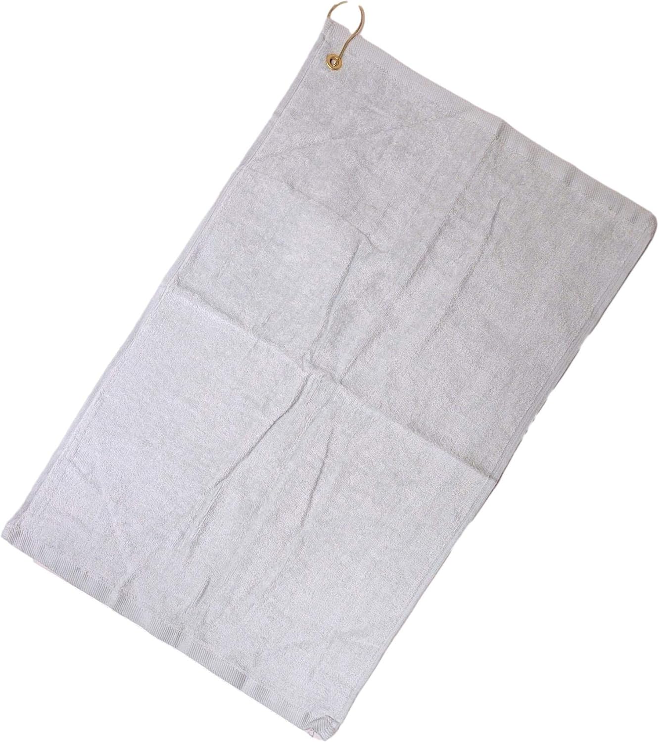 Cotton Golf Bag Towel with Clip (Gray)