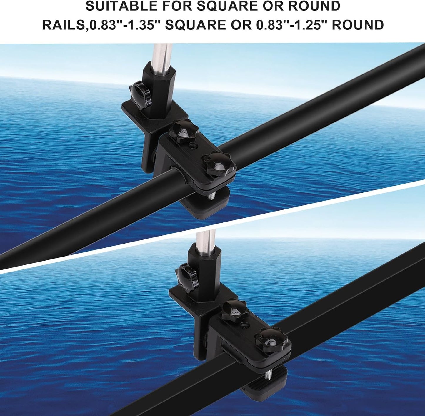 American Flag Pole Kit, Boat Flag Pole kit, 360°Adjustable 12''x18'' Boat Flag Outdoor Flag Pole, American Flag with Pole Kit For Golf Cart, Truck