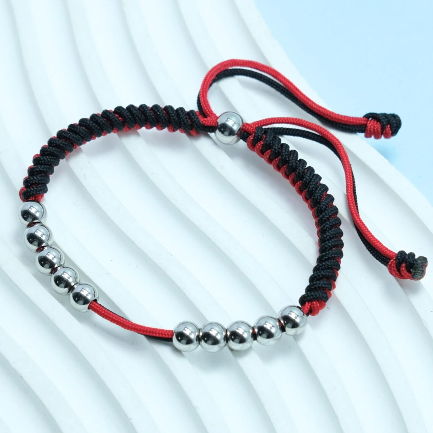 LAMIBEE Golf Stainless Steel 10 Bead Score Counter Bracelet, Golf Stroke Count Bracelet, Resizable Easy to Adjust Golf Round Scoring Tracker, Durable Stylish Golf Accessory