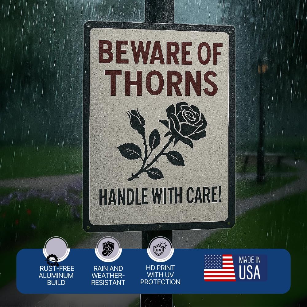 Custom Metal Signs By DC for Outdoor Use – Heavy Duty 1mm Thick Personalized Metal Sign | Vintage Outdoor Wall Art, Yard Decor, Street, Garage & Garden Signs | Multiple sizes | Made in USA