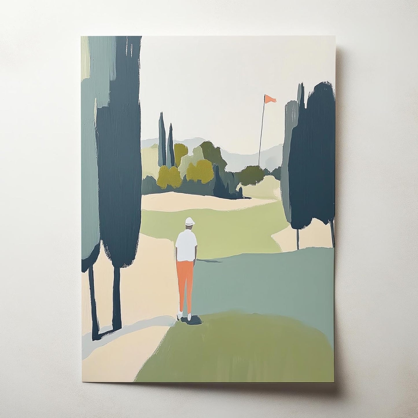 Golf Impressionist Art Print Posters - Premium Giclee Fine Art Prints - Sporty and Sophisticated Home Decor Posters, Golfer Art Prints for Home and Office Decor - Vintage Aesthetic, Ready to Frame