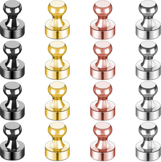 LOVIMAG Fridge Magnets 16Pcs Refrigerator Whiteboard Small Strong Magnet Classroom Kitchen Accessories Decorative Locker Set Decor Must Haves Office Calendar Refrigerador Magnetic Cute Crafts