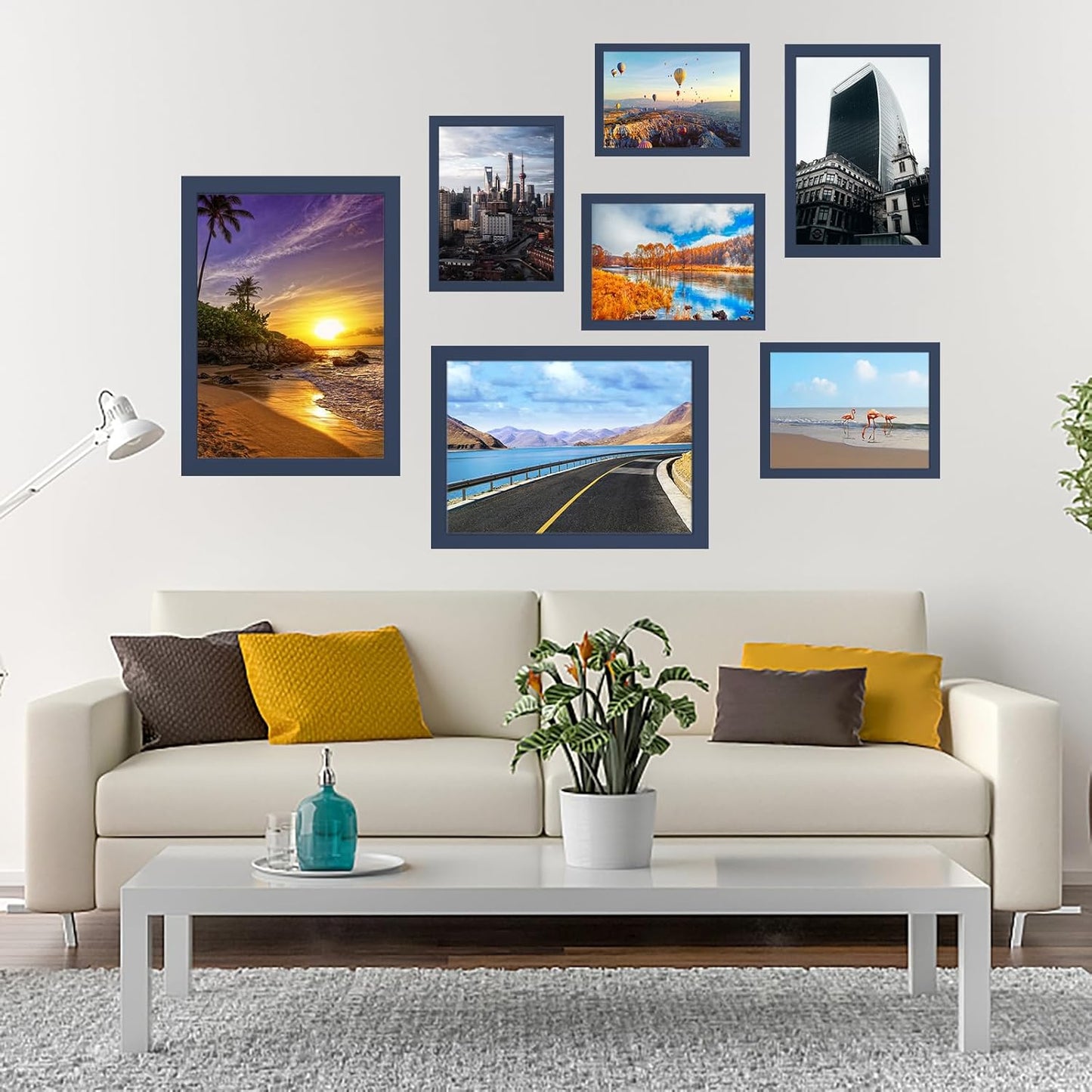 10x14 inch Wood Picture Frames for Wall Hanging,Diamond Painting Frames Rectangle Baby Scan Picture Frame for Family Walls Decoration,Anniversary,Wedding,Christmas,Halloween,Shower,Certificate (Jazz