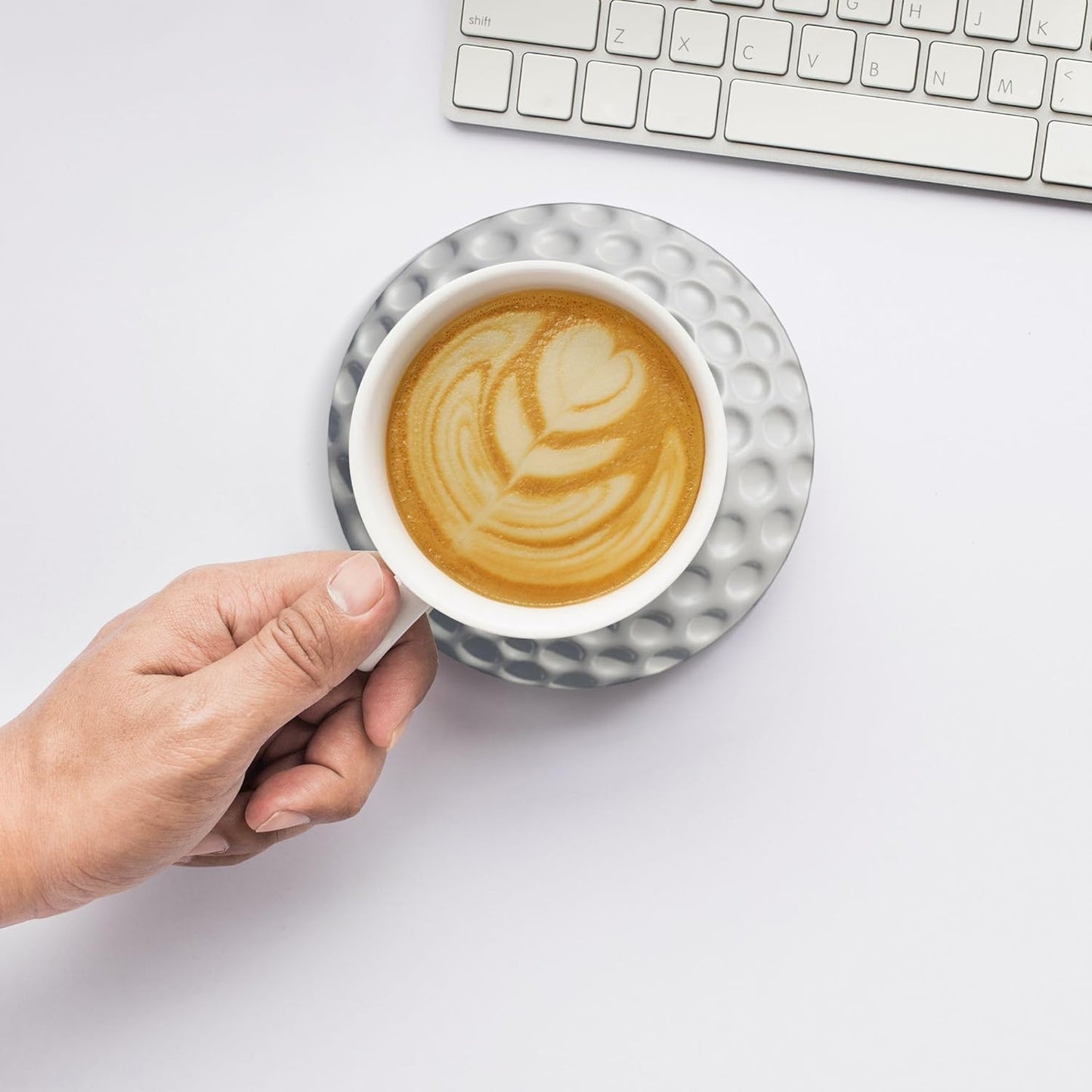 Golf Ball Golfing Sport Coasters for Drinks Set of 4, Absorbent Ceramic Drink Coasters for Coffee Table Wooden Table Cup Bar, 4 Inches