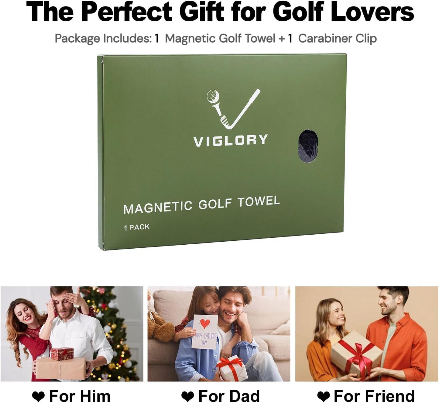 Magnetic Golf Towel for Bag 18" x 18" with Clip Exclusive Cleaning Pocket Microfiber Waffle Ultra Absorbent Club Ball Cleaner Essential Golf Accessories and Gifts for Men Women(Blue 1 Pack)