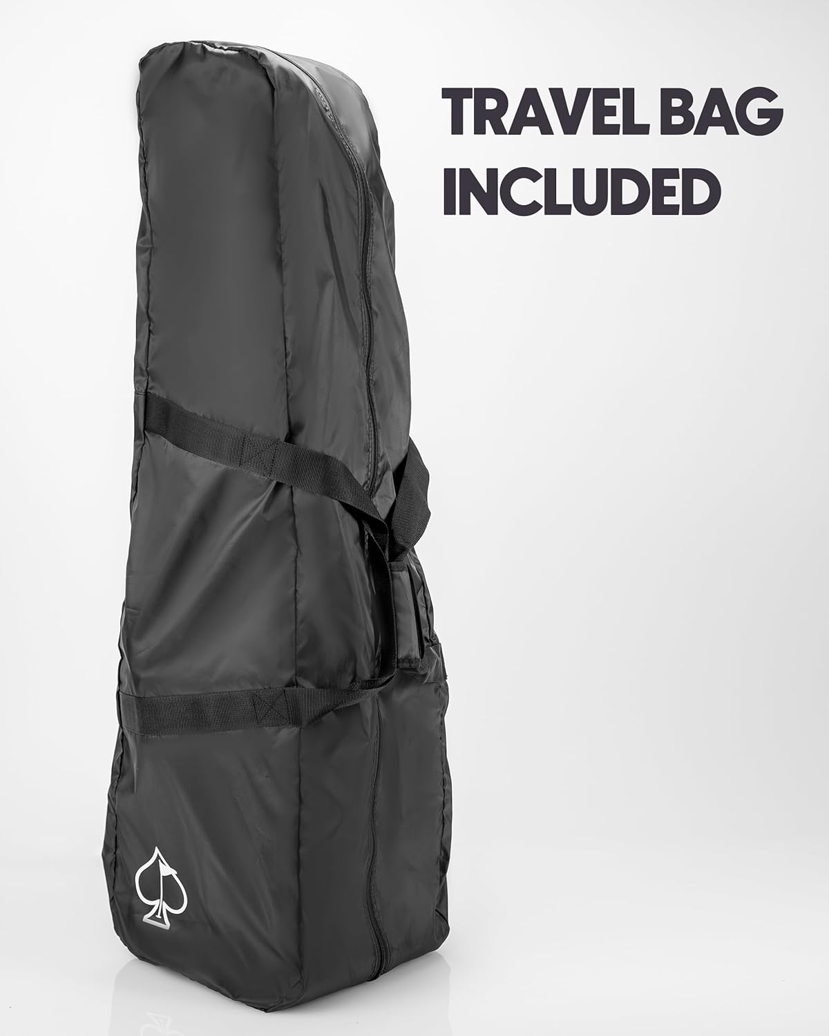 Pins & Aces Player Preferred Golf Bag - Premium Design, Lightweight Golf Bag with Stand - Velvet-Lined 5-Way Club Divider System