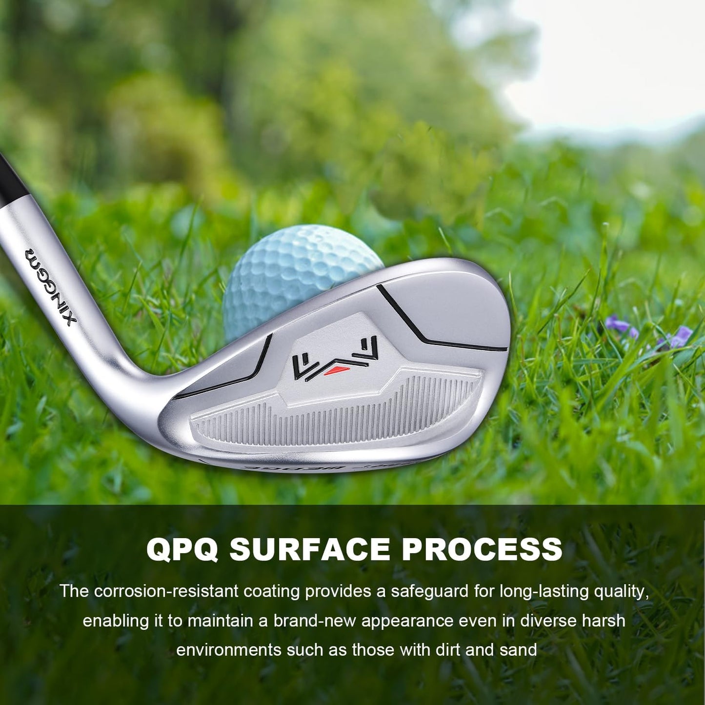 Smart Wedge – Full Face CNC Groove 52/56/60 Degree Golf Wedges for Men,Solid Shots, No Chunking for All Lies,Low CG Design for Bunker Shots