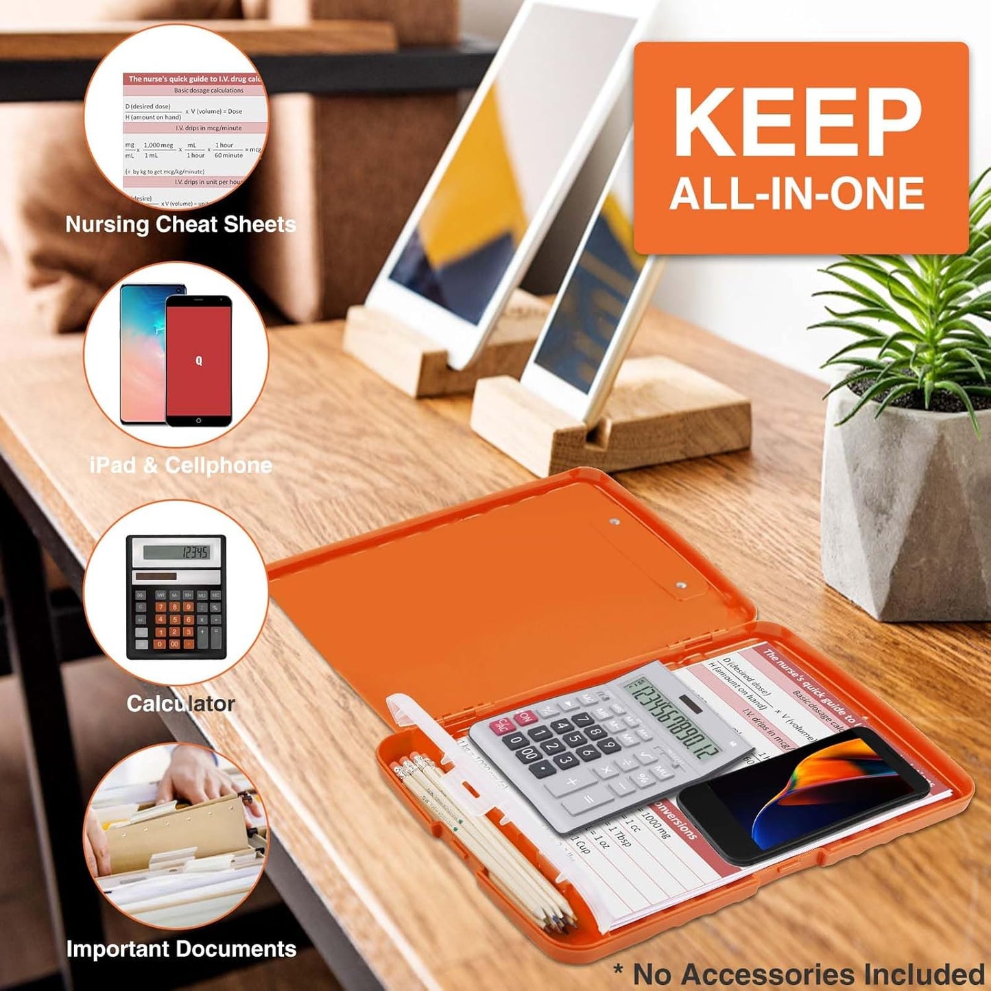 Sooez Clipboards with Storage, High Capacity Clip Boards 8.5x11 with Storage, Heavy Duty Nursing Clipboard Folder, Plastic Clipboard with Pen Holder for Women Teachers Work, School & Office Supplies