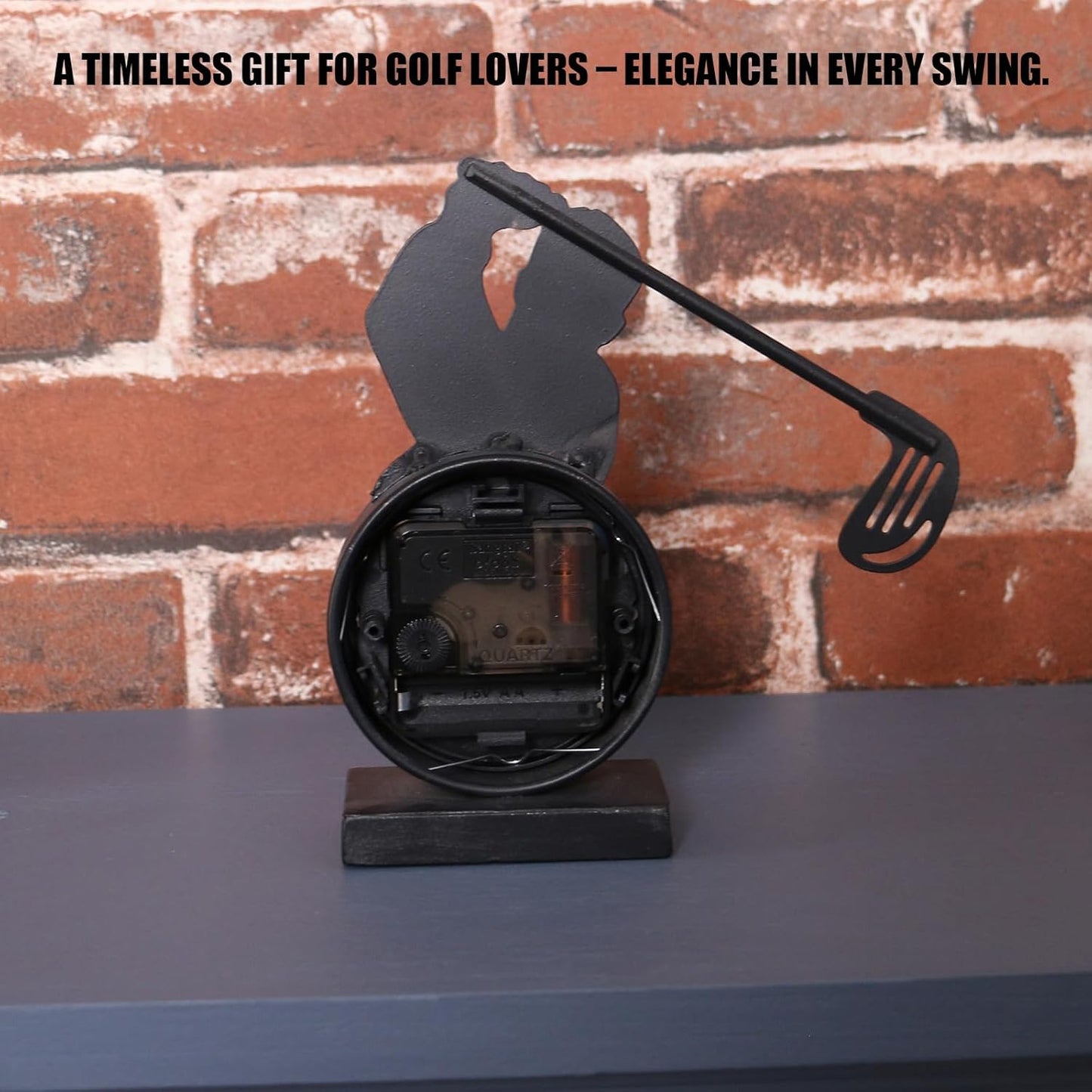 Golf Gifts for Men Dad Women Brother Bosses Golf Clubs Desk Clock Cool Desk Accessories for Coworkers Golfer Fans Souvenir Novelty Event Golf Office Decor Golfer Gadgets Unique Funny Stuff