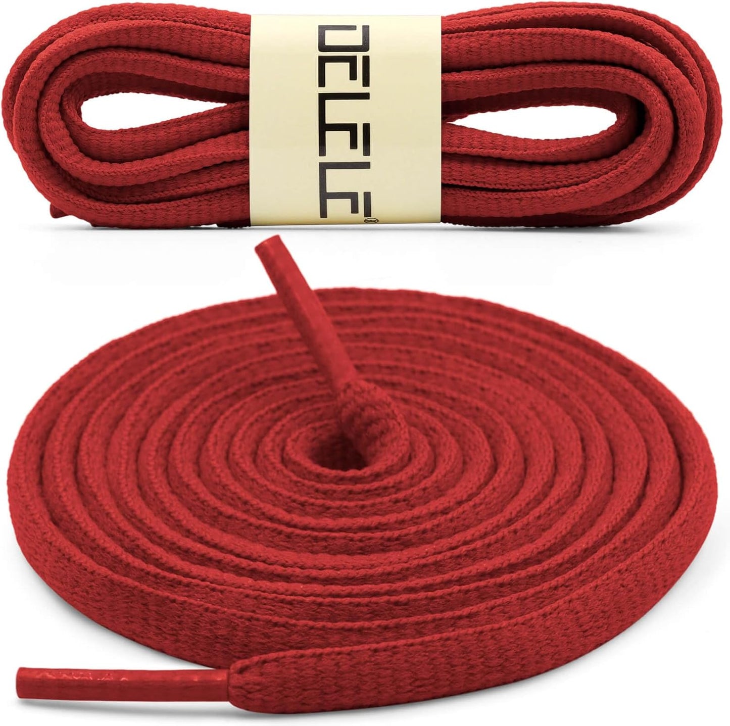 DELELE 2Pair Oval Shoes laces 42 Colors Half Round 1/4" Athletic ShoeLaces for Sport/Running Shoes Shoe Strings