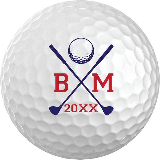 Infusion Personalized Logo Golf Balls - Custom Monogrammed (12 Balls)