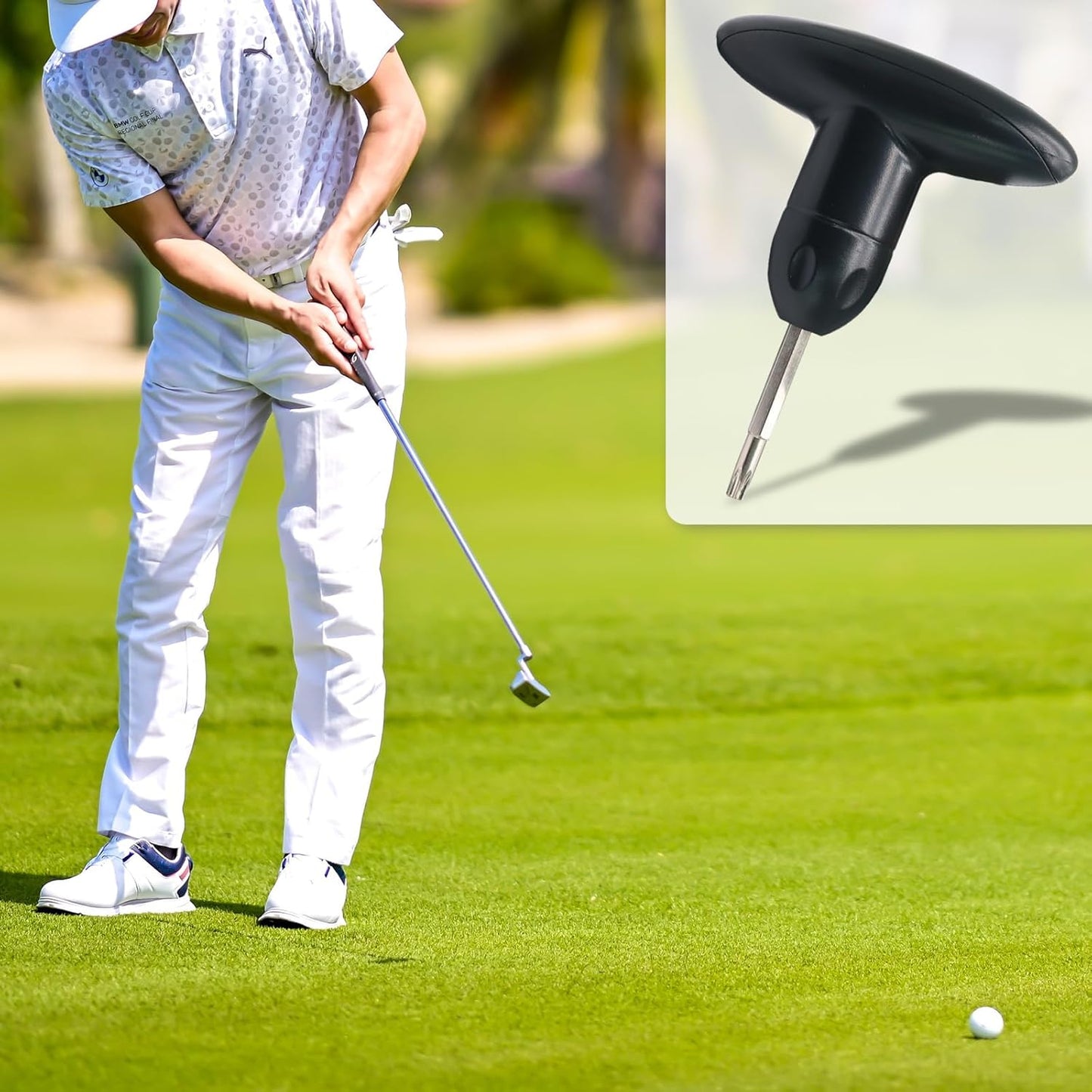 T25 Golf Wrench Tool, Golf Wrench Golf Head Adjustment Tool Golf Accessories for Golf Club Driver Shaft Adapter