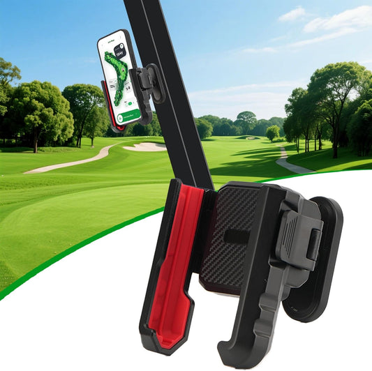 EagleFlight Magnetic Golf Cart Phone Holder - N54 Ultra Strong Magnet,Compatible with EZGO, Club Car & Yamaha Carts, 360° Adjustable, Fits iPhone 15 Pro Max/S24 Ultra, Golf Accessories Gifts for Men
