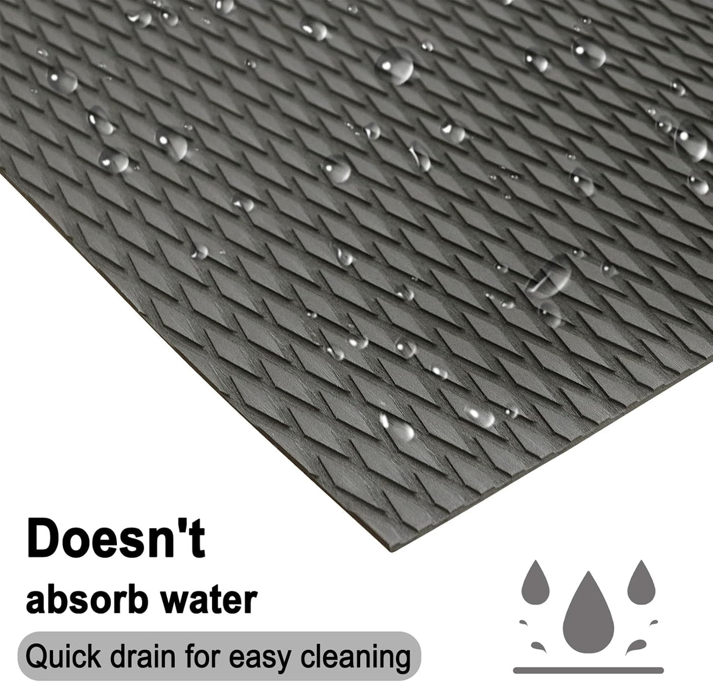 HZshark EVA Foam Boat Decking Sheet Universal DIY Surfboard Traction Pad Non-Slip Grip Mat Trimmable Sheet for Kayak RV Yacht Pool Skateboard Skimboard Step Green Yellow Orange Blue Dark Grey Black